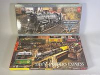 Image of Big 10 Express boxed steam locomotive model with brand and set details visible.