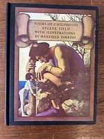 Full front cover showing title, author, and illustrated scene by Maxfield Parrish.