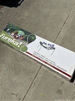 Box packaging of Eureka Catskills camp table showing brand and product name