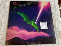 Front cover of the 1974 Jefferson Airplane Early Flight vinyl album showing the album artwork and titles.