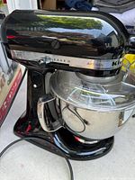 Mixer assembled on countertop, showing overall condition and finish