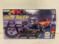 Front of the boxed set showing main product title and artwork with Ghost Racer and red car.