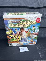 Sealed box of Nintendo Wii game 'Active Life Outdoor Challenge' showing front cover and retail details.