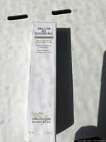 Front view of the product packaging showing the name Emulsion Gel Biosensible, volume 50 ml, brand Biologique Recherche on a white box.