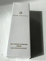 Front view of the white box with gold text reading Derm Institute Anti-Oxidant Hydration Serum.