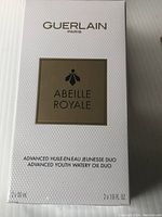 Front of sealed packaging showing Guerlain Paris logo, Abeille Royale label, product name