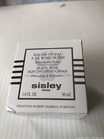 Front of the Sisley Black Rose Skin Infusion Cream box showing product name, size, and purpose