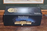 Outer black display box labeled 'The Presidential Collection U.S. Dollar Series' with White House illustration