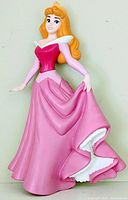 Front view of the Aurora 3D wall hanging decor showing detailed coloring and sculpting in pink dress and blonde hair.