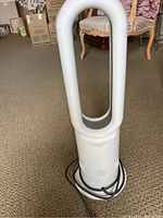 Front view of Dyson tower showing oval loop and base