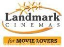 Photo showing Landmark Cinemas logo on certificate background for movie passes and popcorn vouchers.