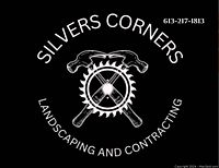 Company logo with crossed hammers and saw blade and contact number.