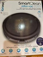 Front of unopened product box showing SmartClean branding and model