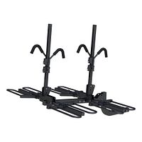 Curt tray-style bike rack assembled showing two trays and two vertical support arms
