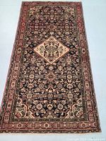 Full view of rug laid flat on the floor