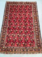 Full view of rug laid flat on floor