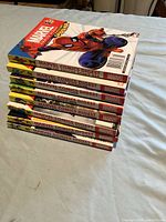 Stack of 9 Marvel Comics Digest issues showing the spine with title and Marvel branding.