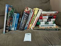 Full view of entire book collection showing all titles and spines.