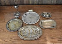 All items displayed together on wood table