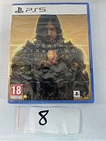 Front view of new sealed PS5 game Death Stranding Director's Cut showing cover art and rating