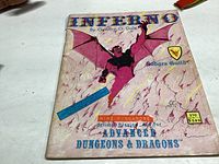 Front cover of AD&D module Inferno showing demon artwork and title.