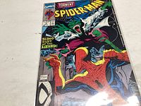 Front cover of Spider-Man comic book issue #2 showing Spider-Man fighting the Lizard with title and issue details.