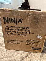 Box showing Ninja Creami NC300 Series, model NC301C