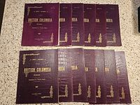 All 13 volumes laid out flat showing covers