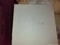 Original box showing Royal Dalton Crystal branding.