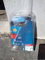 Photo of Schlage keyed entry door handle in unopened packaging with visible branding and product details.