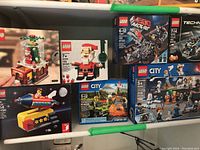 Overview of all sets: 40223, 40206, 40335, 60120, 60230, The LEGO Movie and Technic boxes