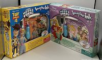 Photo showing both Toy Story 4 and Disney Princess Imagine Ink Mess Free Activity Sets in their original packaging.