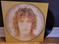 Front cover of Roger Daltrey solo album showing a close-up portrait with curly blonde hair and pale face.