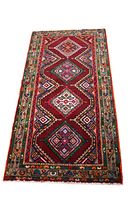 Full top-down view of rug on white background