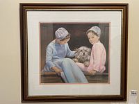 Full view of the framed Nancy Noel print titled "Daughters"