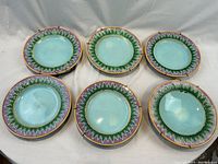 Overview of all six plates arranged in two rows