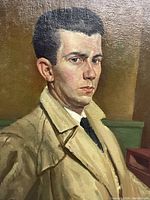 Close-up of sitter’s face and upper torso