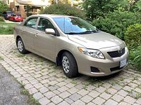 3/4 front view from driver side showing front bumper and driver's side exterior condition