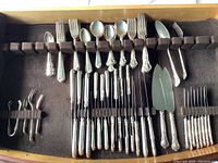 Full drawer view showing all 95 pieces in fitted storage