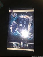 Original box front showing Doctor Who TARDIS cookie jar image with cookies inside.