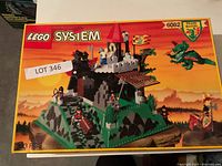 Front of box showing set image, piece count and LOT sticker