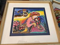Front view of first framed print “Morning Serenade” showing full image and frame