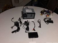 Overview of head unit, wiring harness bundle, Maestro module, SiriusXM tuner and microphone cable