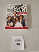 Fawlty Towers BBC DVD complete collection box set showing front cover with cast and title