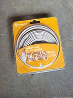 Packaged Southwire lamp wire 7.5 meters with specifications visible on packaging
