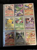 Page 1 with nine ex cards including Heatran ex, Gardevoir ex, Infernape ex, Raichu ex, Shaymin ex, Mewtwo ex, Blaziken ex, Dialga ex, Magmortar ex