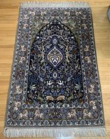 Full top-down view, portrait orientation showing entire rug