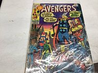 Front cover image of The Avengers comic book issue #92, showing main characters and Marvel branding.