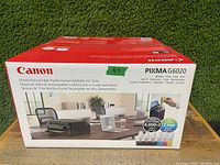 Sealed Canon Pixma G6020 box showing front branding and model