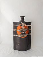 Full front view of the vase on white background